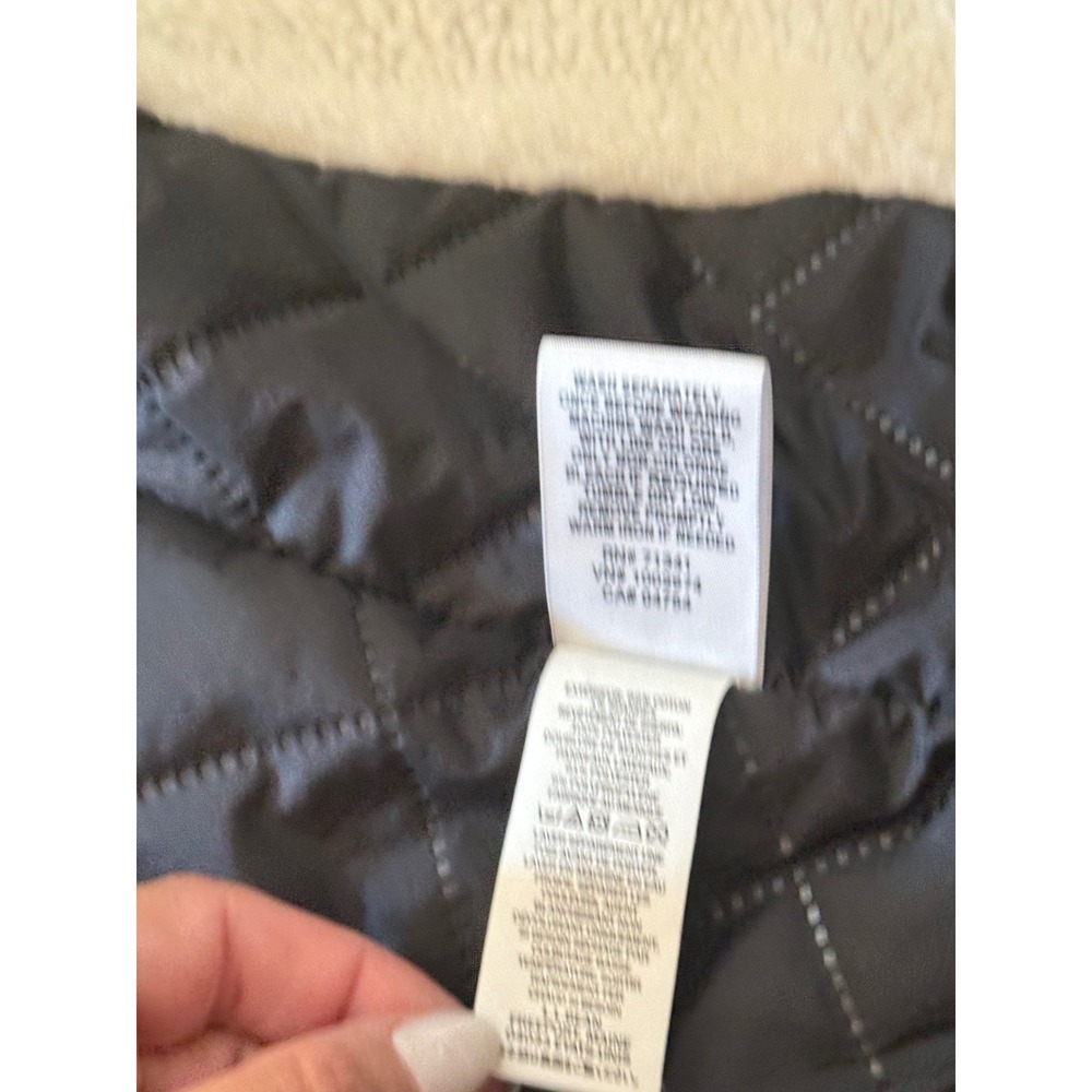 LL Bean Womens Sherpa Lined Denim Chore Jacket Blue Medium Wash Small 505481 - Picture 8 of 13